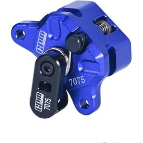 Levigo 7075 Aluminum RC Motorcycle Front Brake Caliper Assembly Compatible with LOSI-1/4 PROMOTO-MX Motorcycle RTR,/FXR-LOS06000/LOS06002 RC Upgrade Parts, Blue
