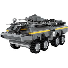 DAHONPA Armoured Vehicle Military Series Building Bricks Set (384 Pcs) Tank Build Blocks Toy, Gift for Adult