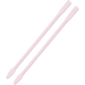 MECCANIXITY 2 Pcs Silicone Stir Sticks 4 Inch Reusable Epoxy Stir Sticks Silicone Wax Stick for Epoxy Resin Paint Liquid Making Epoxy Tumbler Art DIY Projects, Purple