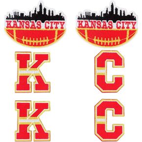 6PCS Rugby Fans Favorite Team Logo Iron On Patches Embroidery Applique for Clothes, Dress, Hat, Jeans, DIY Accessories