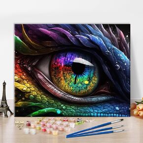 Paint by Number Tree of Life Paint by Numbers for Adult Light Tree Paint by Numbers for Beginner Colorful Tree Paint by Number Kits On Canvas for Home Wall Decor Arts Craft, 16x20inch
