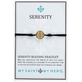 My Saint My Hero Serenity Bracelet - Black/Silver