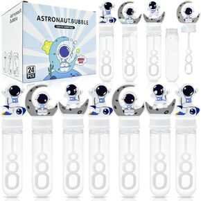 24 Pack Construction Truck Bubble Wands for Kids - Large Cartoon Excavator Bubbles Bulk with Refill Solution Toys for Carnival, Goodie Bag Stuffers, Boys Girls Birthday Gifts, Christmas Party Favors
