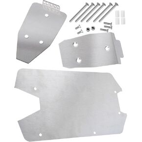 Stainless Steel Chassis Protect Armor Skid Plate Guard Upgrades Part for 1/10 Big Rock/Senton 3S BLX;1/8 Infraction/Typhon/Vendetta 3S BLX,Chassis Protect Armor Hops Up