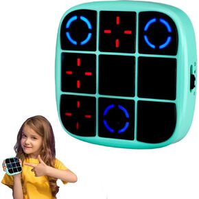 WIOR Electric Bolt Game, 4-in-1 Handheld Puzzle Game Console Electronic Board Games for Educational and Memory Growth, Portable Travel Games for Kids Adults Road Trip Activities Gifts
