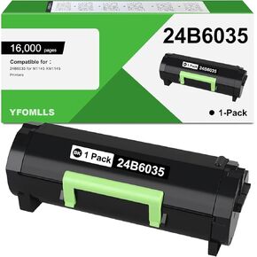 Replacement 24B6035 Toner Cartridge Compatible for Lexmark 24B6035 for M1145 XM1145 Printers(1 Pack,16,000 Pages)