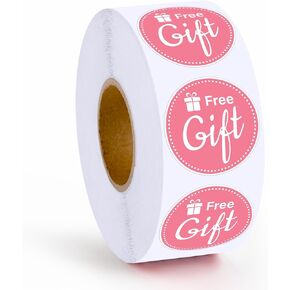 1200Pcs Customer Appreciation Stickers Round Self Adhesive Small Business Freebies Present Label for Delivery Decoration Packing Mailing Envelopes Postcards 1.5inch Pink