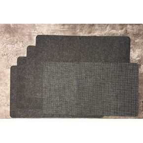 Felt Desk Pad | Computer Mat for Desk | Medium Felt Desk Mat for Keyboard and Mouse | Dark Grey | Compatible with IKEA Alex Desk Drawer, Pack of 5