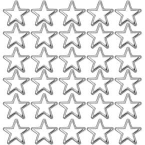 OperItacx 50pcs خمسة مخلب الأظافر المعدنية الأزرار النجوم للملابس للخرز سيليكون حبات الديكور ديي لوتي ديكور الملابس fi-iv ارتدادات الملابس ديكور الأمتعة الأمتعة الأمتعة حقيبة يدوي