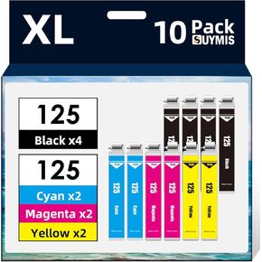 212 212XL Ink Cartridges Replacement for Epson 212XL 212 XL T212XL T212 Combo Pack Work with Epson Expression Home XP-4100 XP-4105 Workforce WF-2830 WF-2850 Printer (Black Cyan Magenta Yellow, 5 Pack)