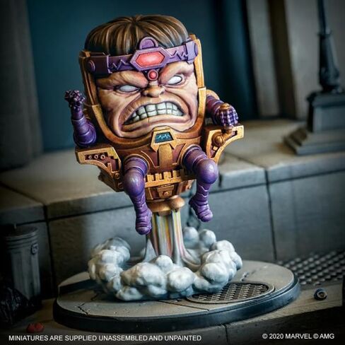 Atomic Mass Games Marvel: Crisis Protocol M.O.D.O.K. Scientist Supreme Character Pack - Unleash Sinister Genius! Tabletop Superhero Game, Ages 14+, 2 Players, 90 Minute Playtime, Made in Saudi Arabia