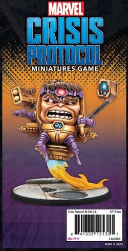 Atomic Mass Games Marvel: Crisis Protocol M.O.D.O.K. Scientist Supreme Character Pack - Unleash Sinister Genius! Tabletop Superhero Game, Ages 14+, 2 Players, 90 Minute Playtime, Made in Saudi Arabia