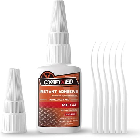 الغراء الفائق للمعادن ، الصف cyanoacrylate المهني (CA) لاصق فوري ، 1 أوقية. (28.3 جرام) - غراء CA المعدني للصلب والزنك والألومنيوم والمواد المعدنية الأخرى in Kuwait