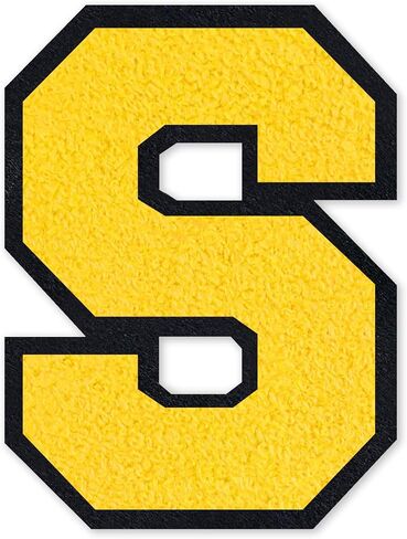 Blue Iron On Letters Varsity Letter Patches Large Chenille Iron On Letters for Clothing Iron On Patch for Jacket/Hoodie/Varsity R (6.0") in Kuwait