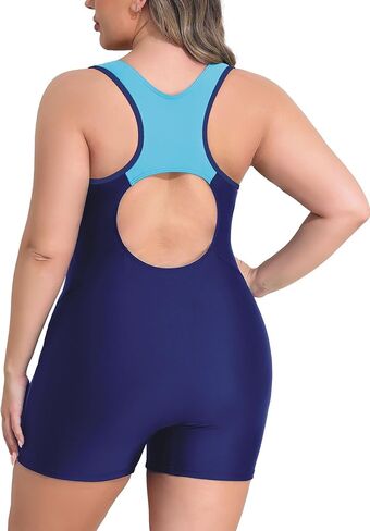 beautyin Plus Size Swimsuit for Women Athletic Boyleg One Piece Bathing Suit in Kuwait