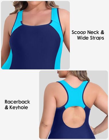 beautyin Plus Size Swimsuit for Women Athletic Boyleg One Piece Bathing Suit in Kuwait