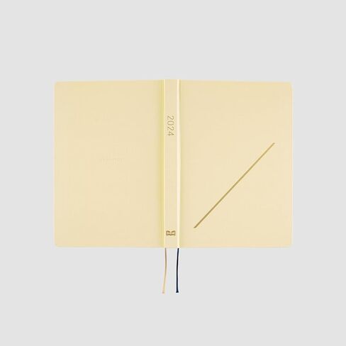 Hobonichi Techo 2024 HON A6 [English/A6 Size/January Start] Slash (Ivory) in Saudi Arabia