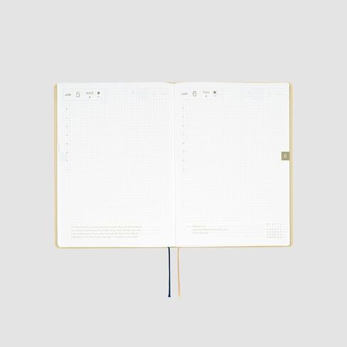 Hobonichi Techo 2024 HON A6 [English/A6 Size/January Start] Slash (Ivory) in Saudi Arabia