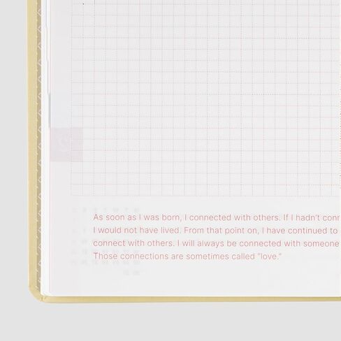 Hobonichi Techo 2024 HON A6 [English/A6 Size/January Start] Slash (Ivory) in Saudi Arabia