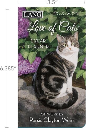 LANG Love of Cats 2025 Two Year Planner (25991071074) in Saudi Arabia