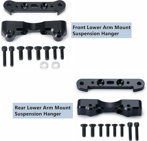 RC Aluminum Alloy Rear Lower Suspension Hanger Arm Mount for 1/5 Kraton 4WD 8S BLX ARA110002 Truck Upgrades in Kuwait