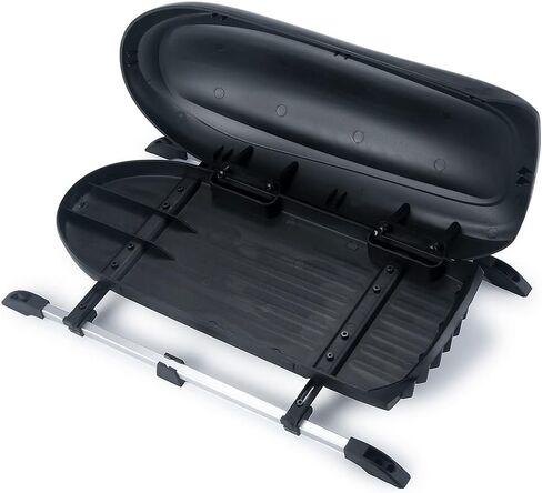 RC-Hub Plastic Roof Trunk Luggage Rack Box for 1/10 TRX-4 TRX-6 RC Crawler Car (Black) in Saudi Arabia