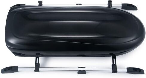 RC-Hub Plastic Roof Trunk Luggage Rack Box for 1/10 TRX-4 TRX-6 RC Crawler Car (Black) in Saudi Arabia