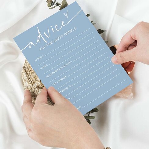 Bridal Shower Games Cards, Would She Rather Bridal Shower Game for 25 Guests, Engagement Party Wedding Games for Guests, Minimalist Blue Wedding Party Supplies - B11 in Kuwait