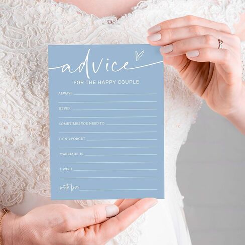 Bridal Shower Games Cards, Would She Rather Bridal Shower Game for 25 Guests, Engagement Party Wedding Games for Guests, Minimalist Blue Wedding Party Supplies - B11 in Kuwait