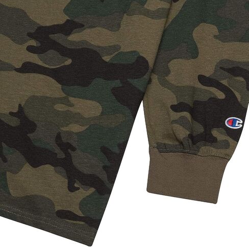 Champion Big and Tall Long Sleeve T Shirt for Men - Cotton Long Sleeve Tee in Saudi Arabia