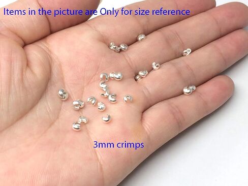 100pcs Adabele Tarnish Resistant 3mm (0.12 Inch) Small Loose Crimp Bead Knot Cover 14k Gold Plated Brass for Jewelry Craft Making BF8-3 in Saudi Arabia