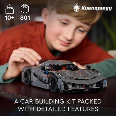LEGO 42173 Technic Koenigsegg Jesko Absolbsportwagen في Grau in Saudi Arabia