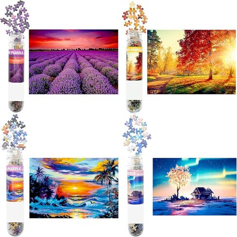 8 Pack Small Jigsaw Puzzles for Adults Challenging Puzzle Small Puzzles Mini Jigsaw Puzzles for Adults 150 Pieces 6 x 4 Inches in Saudi Arabia