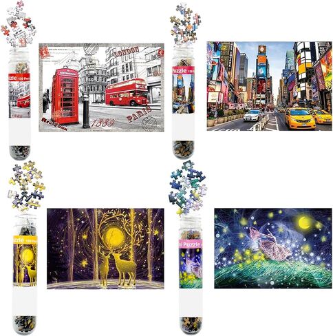 8 Pack Small Jigsaw Puzzles for Adults Challenging Puzzle Small Puzzles Mini Jigsaw Puzzles for Adults 150 Pieces 6 x 4 Inches in Saudi Arabia