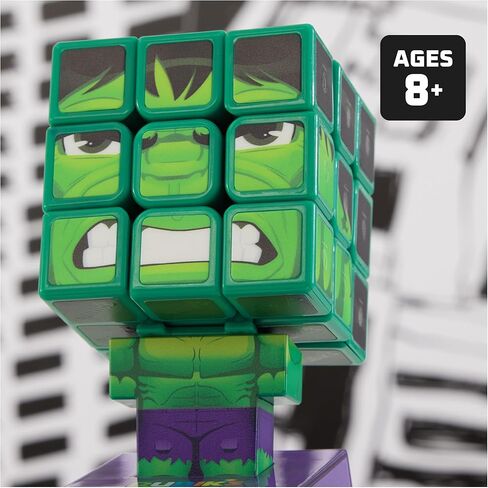 Rubik’s Cube, Iron Man Cuber, Marvel Collectible Fidget Toy & Desk Decor, Challenging Brain Teaser for Fans of Marvel Rivals & Action Movies, for Ages 8 & Up in Kuwait
