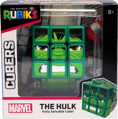 Rubik’s Cube, Iron Man Cuber, Marvel Collectible Fidget Toy & Desk Decor, Challenging Brain Teaser for Fans of Marvel Rivals & Action Movies, for Ages 8 & Up in Kuwait
