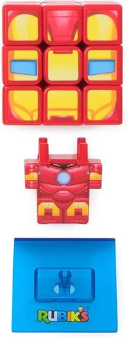 Rubik’s Cube, Iron Man Cuber, Marvel Collectible Fidget Toy & Desk Decor, Challenging Brain Teaser for Fans of Marvel Rivals & Action Movies, for Ages 8 & Up in Kuwait
