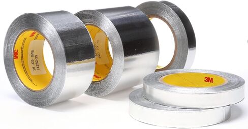 3M Aluminum Foil Tape 425, Silver, 19 mm x 55 m, 4.6 mil in Saudi Arabia