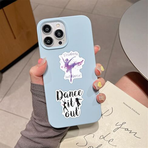 60PCS Dancing Stickers for Water Bottle, Dance Stickers for Scrapbooking, Dance Decals, Girls Dance Party Favors, Dancer Gifts, Dance Teacher Gifts, Perfect Dancer Gifts for Girls Teens (Dance) in Saudi Arabia