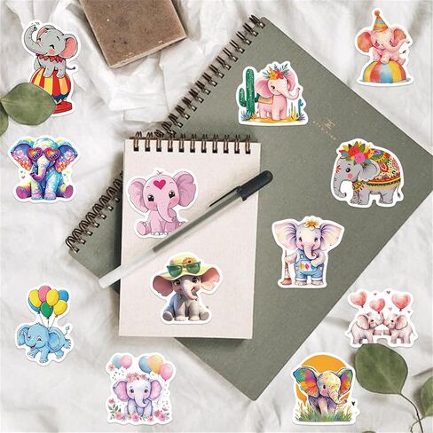 Cute Fishing Stickers, Fish Stickers, Realistic Animals Decal for Kids Teens, 50Pcs Vinyl Waterproof Sticker for Water Bottles, Laptop (Fish) in Kuwait