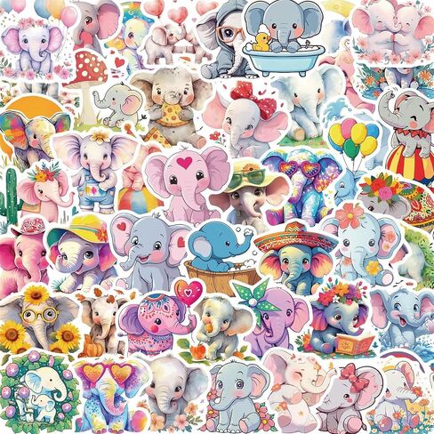 Cute Fishing Stickers, Fish Stickers, Realistic Animals Decal for Kids Teens, 50Pcs Vinyl Waterproof Sticker for Water Bottles, Laptop (Fish) in Kuwait