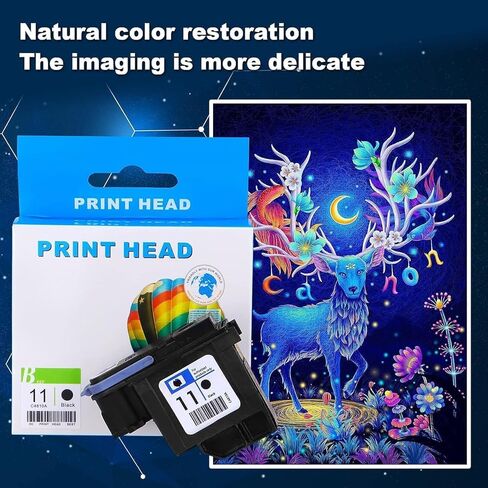 قطع غيار Ademon للطابعة 11 طباعة من أجل C4810A C4811A C4812A C4813A رأس طباعة ل 1000 1100 1200 2200 2280 2300 2300 2800 (Magenta | أصفر | سايان | أسود) in Kuwait