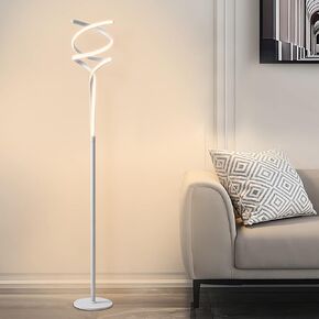 Floor Lamp,LED Floor Lamps for Living Room,40W-2500LM Lamp for Living Room 3Color Remote Dimmable Standing Lamp,63" Bright Black Floor Lamp for Bedroom