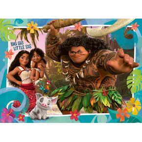Ravensburger Disney Moana 2 Jigsaw Puzzle | 100 XXL Pieces for Kids | Unique Piece Design | Enhances Creativity | Fun and Educational