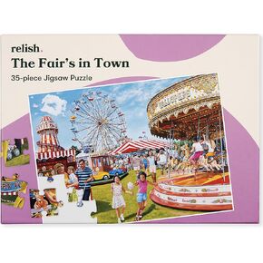 Relish Large Piece Puzzles for Seniors, 35 Piece Bathing Birds Jigsaw Puzzle, Dementia Products for Elderly