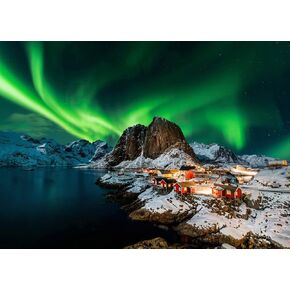 Jigsaw Puzzles 1000 Pieces Puzzles 1000 Piece Jigsaw Puzzles Challenging Game -Northern Lights in Norway