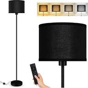 Floor Lamps for Living Room, Stepless Dimmable Floor Lamp with Remote, 2700K-6500K Colors Temperature & Brightness Adjustable,10W/1200LM Bright LED Floor Lamp, Modern Standing Lamp for Bedroom/Office