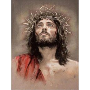 YSCOLOR 5D DIY Diamond Paintings Jesus Christ Birth Wall Painting 3D Diamond Pattern Picture Needlework Religious Decor Stickers 11.8X15.8 in/30X40cm