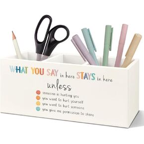 SNNDER You Got This Inspirational Pen Holder for Desk, Encouragement Gifts, Motivational Gifts for Women Men Pen Acrylic Pen Pencil Holder Organizer for Office Desk Accessories