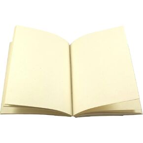 6x8" Journal Refill - Handmade Paper by Rustic Ridge, Unlined, Acid Free - 200 pages